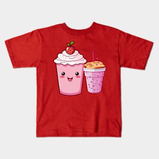 kawaii Ice cream  T-Shirt cute Candy food gilrl Kids T-Shirt